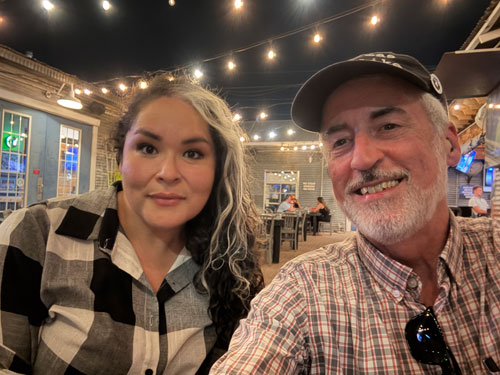 Mariela and Scott at the Dallas WWTL listener meetup